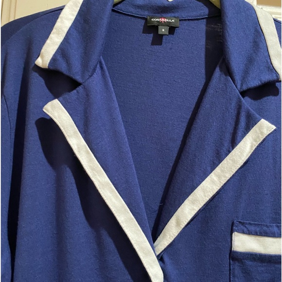 COSABELLA blue & white long sleeve with pants pajama set - Picture 4 of 10